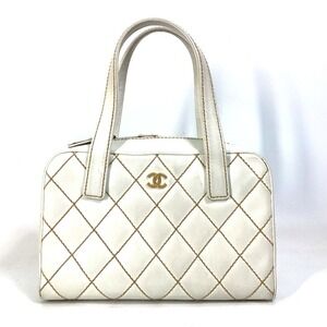 CHANEL Vintage White Bag